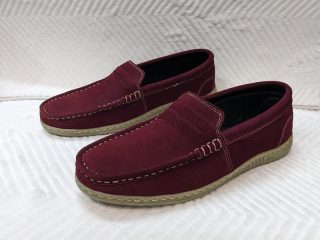 Premium Genuine Suede Leather Loafers 201(Mrn)